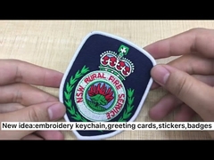 Washable Iron On Embroidered Patches Custom Motorcycle Vest Patches For Leather Vests