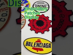 La broderie faite sur commande de crâne vert raccorde le fer de frontière de Merrow sur les corrections brodées