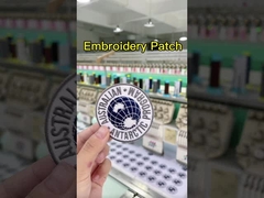 Le chapeau brodé par coutume corrige le fer de support de papier sur des corrections de broderie pour des vêtements