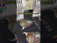 Fer auto-adhésif sur patchs brodés patchs uniformes de sécurité personnalisés