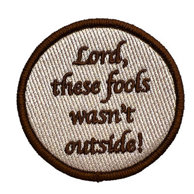 Les mots conçoivent Logo Embroidery Patches fait sur commande que PMS colore Stainable réutilisable