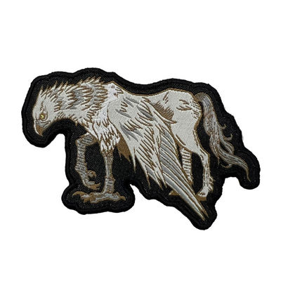 L'animal fait sur commande détaille les corrections tissées de broderie de Logo Patch Self Adhesive Backing