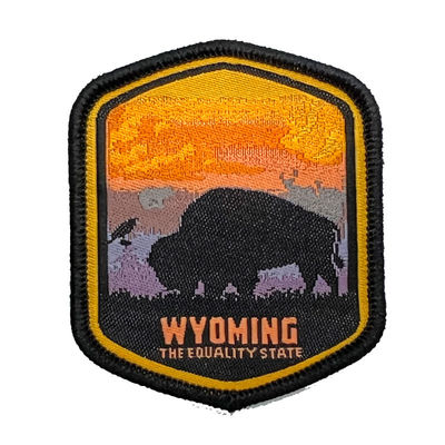 Fer naturel d'Animal Woven Patches de concepteur sur la broderie Logo Patches With Merrowed Border