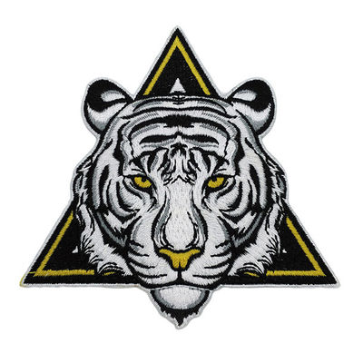 Fait sur commande lavable brodé raccorde Tiger Iron On Patch pour l'habillement