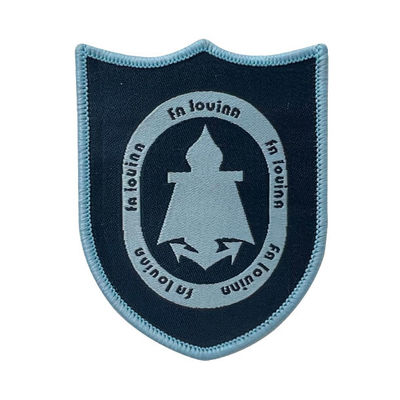 Fer sur Logo Patches Laser Cut Eco tissé amical pour le bagage uniforme de sac