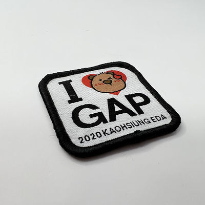 Chaussures faites sur commande de sacs de vêtement d'Overlock Logo Iron On Patches For d'ours de carton