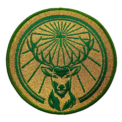 Corrections auto-adhésives faites sur commande de broderie d'habillement de Logo Iron On Embroidered Patch