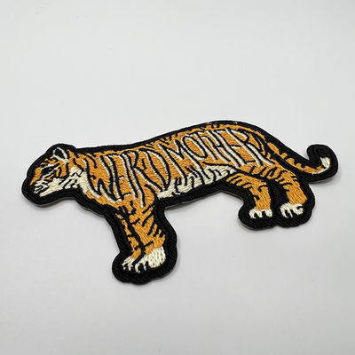 La broderie personnalisée animale raccorde le fer lavable d'habillement sur des corrections de broderie