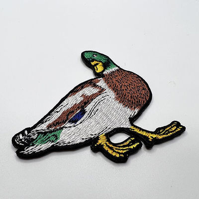 Fer de correction de couleur de Duck Embroidery Patch PMS de carton sur la correction brodée
