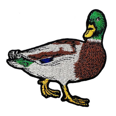 Fer de correction de couleur de Duck Embroidery Patch PMS de carton sur la correction brodée