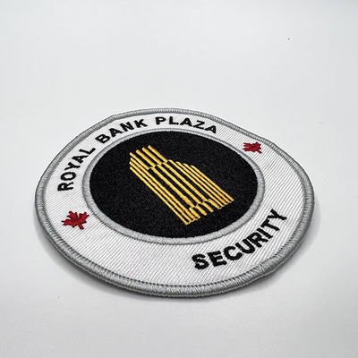 Logo Custom Embroidery Patch spécial 12 couleurs autour du cercle écologique