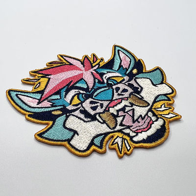 Cartel standard de correction de broderie de Manga Dragon OEKO-TEX tissé pour l'habillement de Cosplay