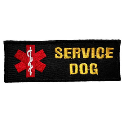 Les corrections de broderie d'habillement de chien de service cousent sur la correction tissée faite sur commande