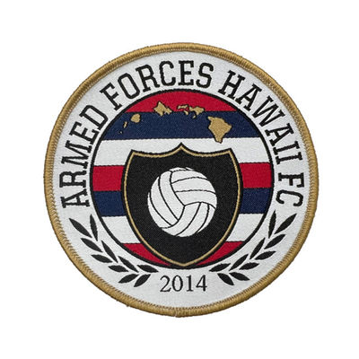 Fer 2014 fait sur commande de la FIFA sur la correction de label tissée par habillement lavable de corrections