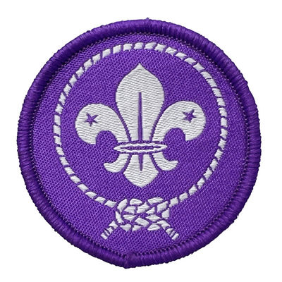 Le bord de Merrow tissé raccorde des corrections de broderie d'anniversaire de souvenir de soutien de papier