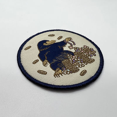 Corrections lavables de broderie de correction tissées par Orangutan Iron On de patron pour des vêtements