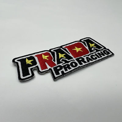 Fer brodé par coutume de corrections de conception de logo de marque sur le support pour des vêtements