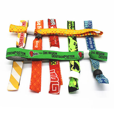 Bracelets tissés faits sur commande de textile tissé de bracelet de polyester pour des événements