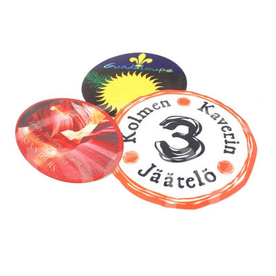 La sublimation a imprimé le fer sur des corrections Logo Patches For Clothes fait sur commande