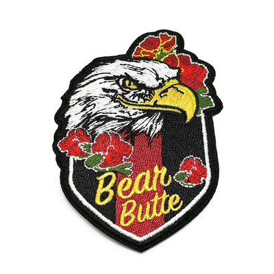 Les corrections lavables de marque, marque brodée Logo Iron On Patches For vêtx