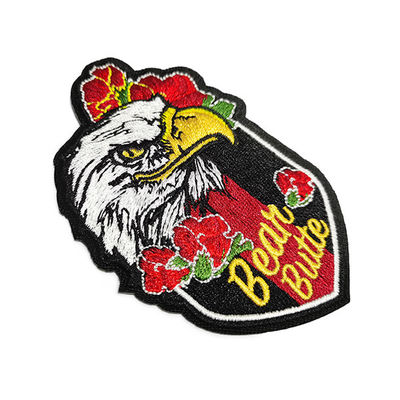 Les corrections lavables de marque, marque brodée Logo Iron On Patches For vêtx