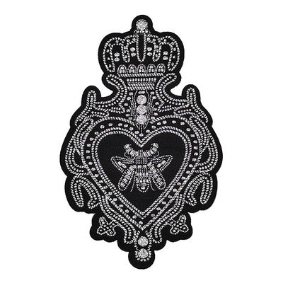 Logo Bee Embroidery Patch métallique, les insignes tissés faits sur commande a personnalisé