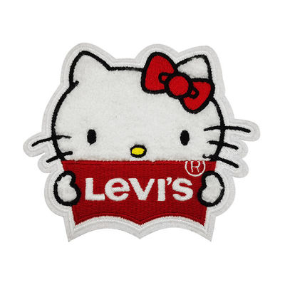 Les corrections lavables mignonnes de broderie de Chenille Applique cousent sur le support