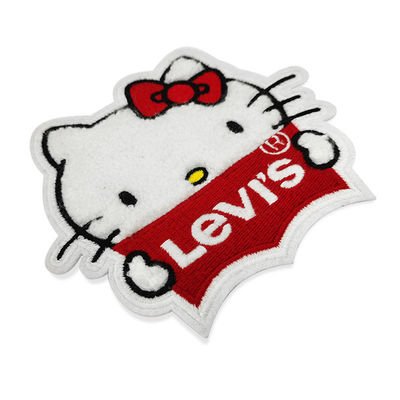 Les corrections lavables mignonnes de broderie de Chenille Applique cousent sur le support