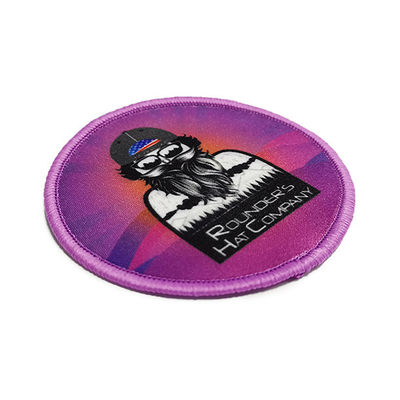 La sublimation durable de colorant raccorde Logo Garment Patches fait sur commande lavable