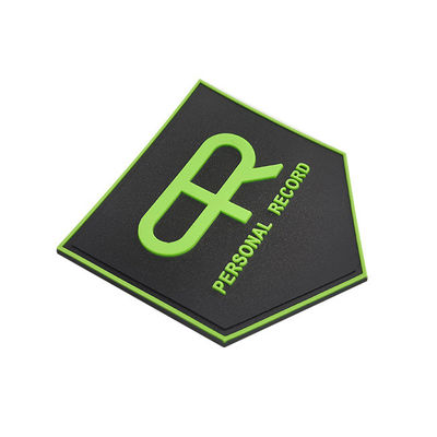 Lueur dans les corrections foncées de PVC, PVC polyvinylique coloré Logo Patch