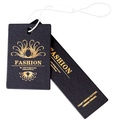 Marchandises faites sur commande spécialisées Hang Tags Clothing Labels Hangtags