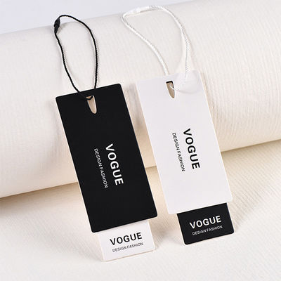 Fait sur commande propre habillement de Logo Hang Tag Cardboard Hangtags For de marque