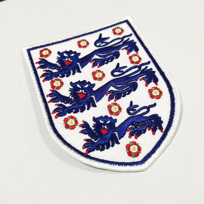 La broderie de coupe de la chaleur de sergé de Pantone raccorde le support de Velcro pour le vêtement