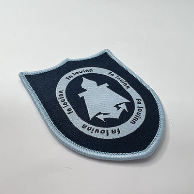 Fer sur Logo Patches Laser Cut Eco tissé amical pour le bagage uniforme de sac